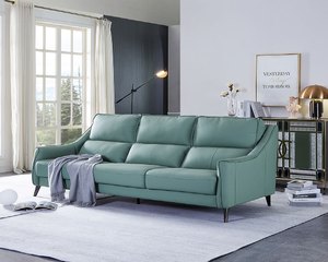 泰絲三人座真皮沙發