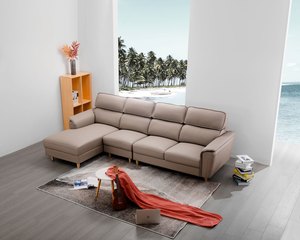 卡德里L型皮沙發(左/右型)