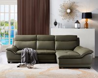 蘇格拉底L型皮沙發